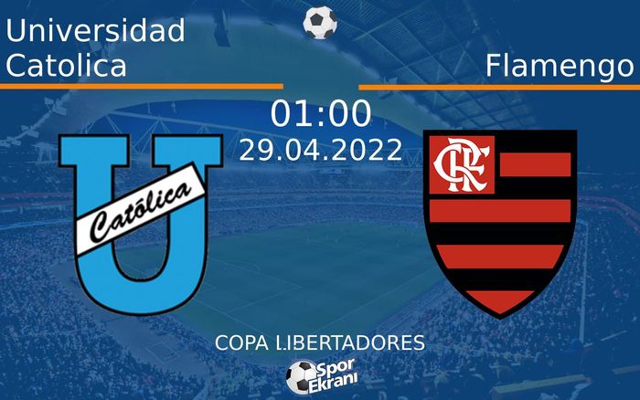 29 Nisan 2022 Universidad Catolica vs Flamengo maçı Hangi Kanalda Saat Kaçta Yayınlanacak? 29 Nisan 2022 Universidad Catolica vs Flamengo maçı Hangi Kanalda Saat Kaçta Yayınlanacak?