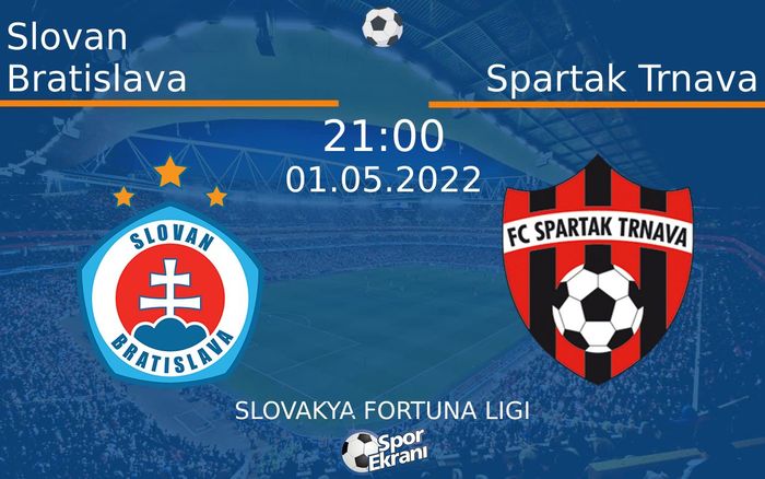 01 Mayıs 2022 Slovan Bratislava vs Spartak Trnava maçı Hangi Kanalda Saat Kaçta Yayınlanacak? 01 Mayıs 2022 Slovan Bratislava vs Spartak Trnava maçı Hangi Kanalda Saat Kaçta Yayınlanacak?