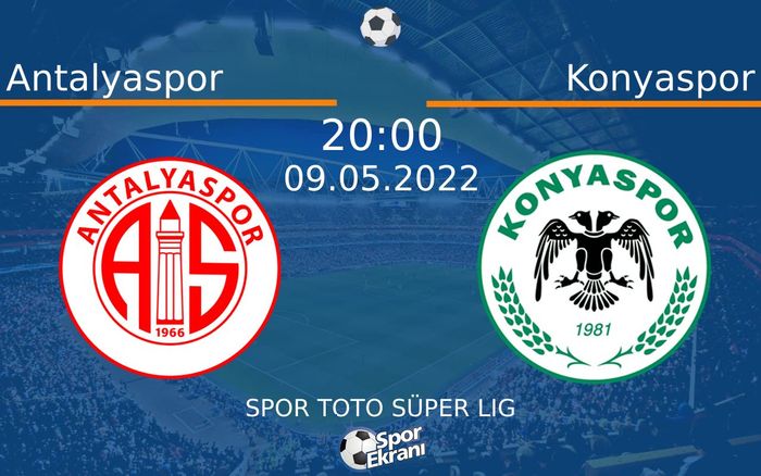09 Mayıs 2022 Antalyaspor vs Konyaspor maçı Hangi Kanalda Saat Kaçta Yayınlanacak? 09 Mayıs 2022 Antalyaspor vs Konyaspor maçı Hangi Kanalda Saat Kaçta Yayınlanacak?
