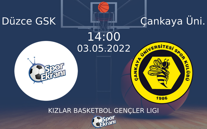 03 Mayıs 2022 Düzce GSK vs Çankaya Üni. maçı Hangi Kanalda Saat Kaçta Yayınlanacak? 03 Mayıs 2022 Düzce GSK vs Çankaya Üni. maçı Hangi Kanalda Saat Kaçta Yayınlanacak?