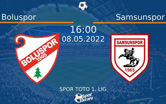 08 Mayıs 2022 Boluspor vs Samsunspor maçı Hangi Kanalda Saat Kaçta Yayınlanacak? 08 Mayıs 2022 Boluspor vs Samsunspor maçı Hangi Kanalda Saat Kaçta Yayınlanacak?