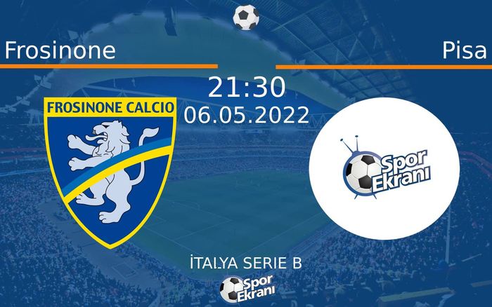 06 Mayıs 2022 Frosinone vs Pisa maçı Hangi Kanalda Saat Kaçta Yayınlanacak? 06 Mayıs 2022 Frosinone vs Pisa maçı Hangi Kanalda Saat Kaçta Yayınlanacak?