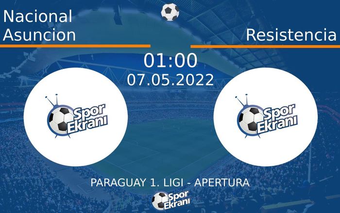 07 Mayıs 2022 Nacional Asuncion vs Resistencia maçı Hangi Kanalda Saat Kaçta Yayınlanacak? 07 Mayıs 2022 Nacional Asuncion vs Resistencia maçı Hangi Kanalda Saat Kaçta Yayınlanacak?
