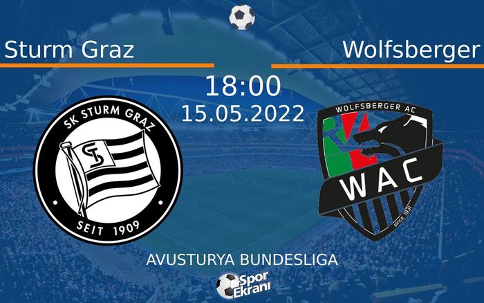 15 Mayıs 2022 Sturm Graz vs Wolfsberger maçı Hangi Kanalda Saat Kaçta Yayınlanacak? 15 Mayıs 2022 Sturm Graz vs Wolfsberger maçı Hangi Kanalda Saat Kaçta Yayınlanacak?
