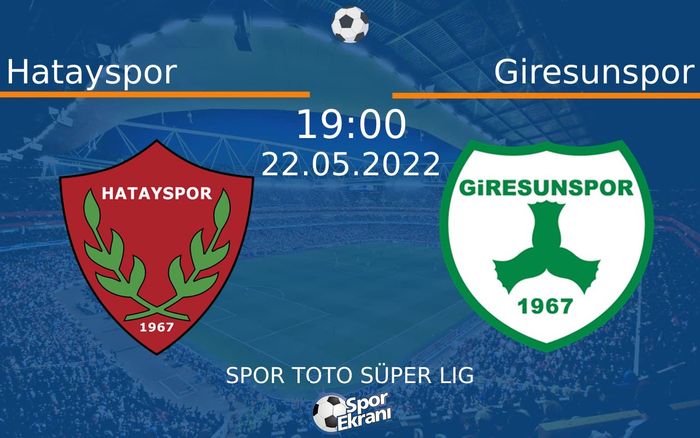 22 Mayıs 2022 Hatayspor vs Giresunspor maçı Hangi Kanalda Saat Kaçta Yayınlanacak? 22 Mayıs 2022 Hatayspor vs Giresunspor maçı Hangi Kanalda Saat Kaçta Yayınlanacak?
