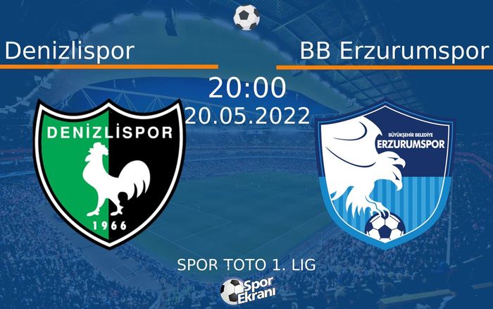 20 Mayıs 2022 Denizlispor vs BB Erzurumspor maçı Hangi Kanalda Saat Kaçta Yayınlanacak? 20 Mayıs 2022 Denizlispor vs BB Erzurumspor maçı Hangi Kanalda Saat Kaçta Yayınlanacak?