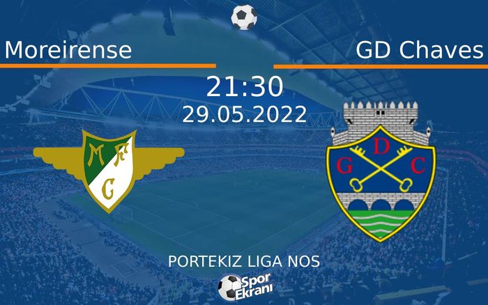29 Mayıs 2022 Moreirense vs GD Chaves maçı Hangi Kanalda Saat Kaçta Yayınlanacak? 29 Mayıs 2022 Moreirense vs GD Chaves maçı Hangi Kanalda Saat Kaçta Yayınlanacak?