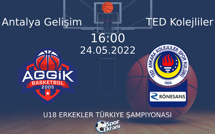 24 Mayıs 2022 Antalya Gelişim vs TED Kolejliler maçı Hangi Kanalda Saat Kaçta Yayınlanacak? 24 Mayıs 2022 Antalya Gelişim vs TED Kolejliler maçı Hangi Kanalda Saat Kaçta Yayınlanacak?