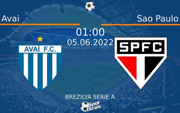 05 Haziran 2022 Avai vs Sao Paulo maçı Hangi Kanalda Saat Kaçta Yayınlanacak? 05 Haziran 2022 Avai vs Sao Paulo maçı Hangi Kanalda Saat Kaçta Yayınlanacak?