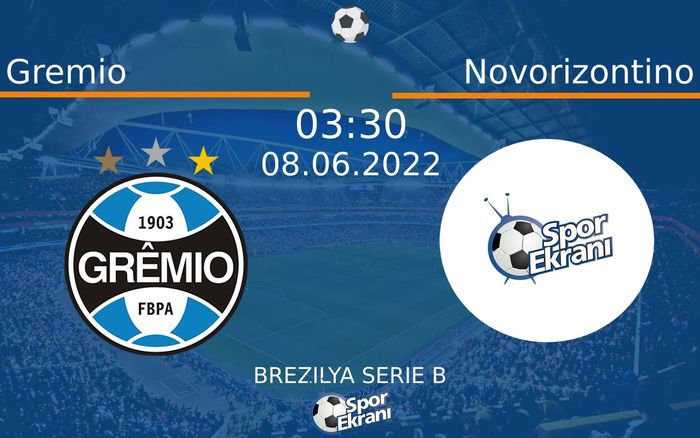 08 Haziran 2022 Gremio vs Novorizontino maçı Hangi Kanalda Saat Kaçta Yayınlanacak? 08 Haziran 2022 Gremio vs Novorizontino maçı Hangi Kanalda Saat Kaçta Yayınlanacak?