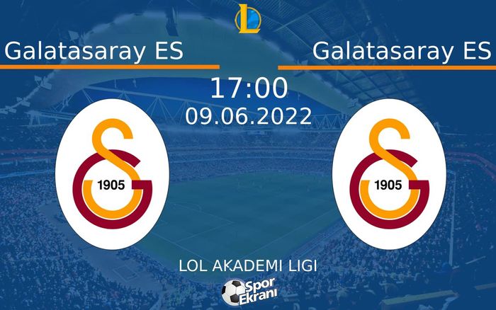 09 Haziran 2022 Galatasaray ES vs Galatasaray ES maçı Hangi Kanalda Saat Kaçta Yayınlanacak? 09 Haziran 2022 Galatasaray ES vs Galatasaray ES maçı Hangi Kanalda Saat Kaçta Yayınlanacak?