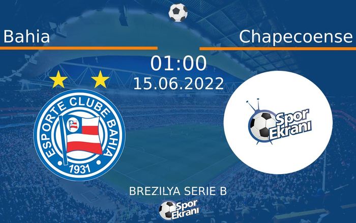 15 Haziran 2022 Bahia vs Chapecoense maçı Hangi Kanalda Saat Kaçta Yayınlanacak? 15 Haziran 2022 Bahia vs Chapecoense maçı Hangi Kanalda Saat Kaçta Yayınlanacak?