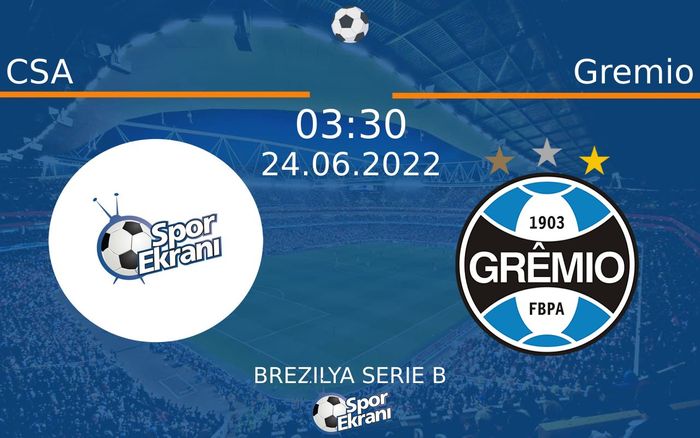 24 Haziran 2022 CSA vs Gremio maçı Hangi Kanalda Saat Kaçta Yayınlanacak? 24 Haziran 2022 CSA vs Gremio maçı Hangi Kanalda Saat Kaçta Yayınlanacak?