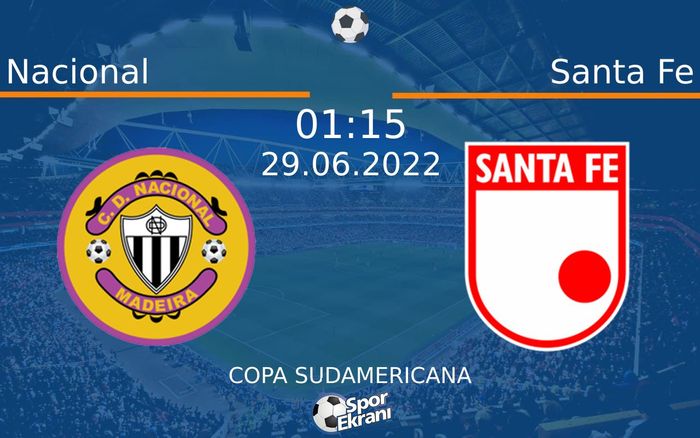 29 Haziran 2022 Nacional vs Santa Fe maçı Hangi Kanalda Saat Kaçta Yayınlanacak? 29 Haziran 2022 Nacional vs Santa Fe maçı Hangi Kanalda Saat Kaçta Yayınlanacak?
