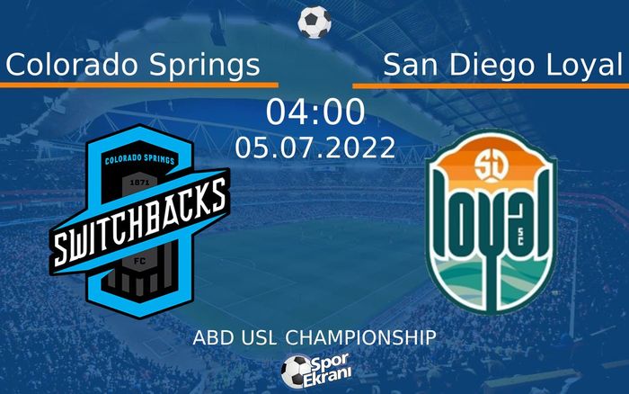 05 Temmuz 2022 Colorado Springs vs San Diego Loyal maçı Hangi Kanalda Saat Kaçta Yayınlanacak? 05 Temmuz 2022 Colorado Springs vs San Diego Loyal maçı Hangi Kanalda Saat Kaçta Yayınlanacak?