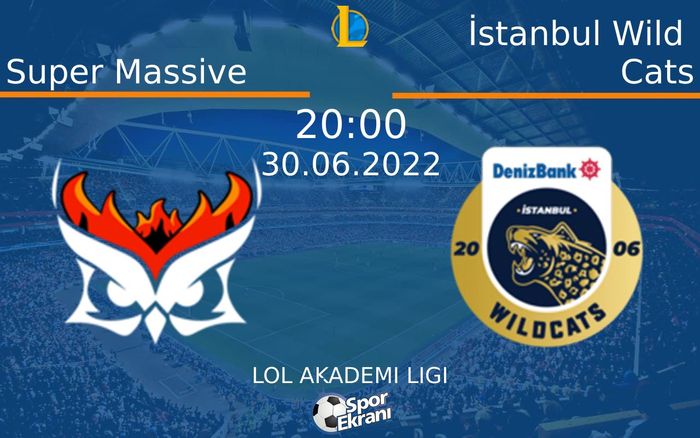 30 Haziran 2022 Super Massive vs İstanbul Wild Cats maçı Hangi Kanalda Saat Kaçta Yayınlanacak? 30 Haziran 2022 Super Massive vs İstanbul Wild Cats maçı Hangi Kanalda Saat Kaçta Yayınlanacak?