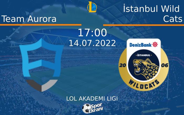 14 Temmuz 2022 Team Aurora vs İstanbul Wild Cats maçı Hangi Kanalda Saat Kaçta Yayınlanacak? 14 Temmuz 2022 Team Aurora vs İstanbul Wild Cats maçı Hangi Kanalda Saat Kaçta Yayınlanacak?