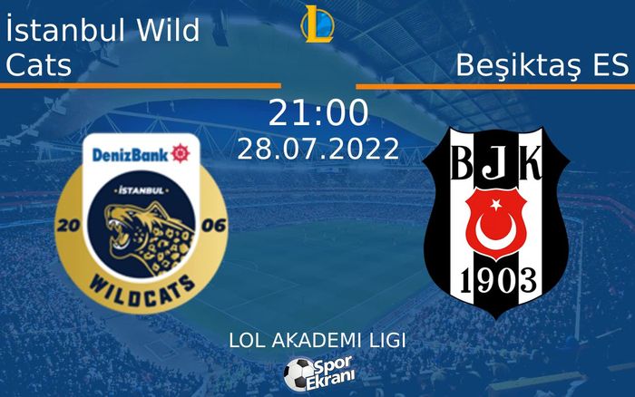 28 Temmuz 2022 İstanbul Wild Cats vs Beşiktaş ES maçı Hangi Kanalda Saat Kaçta Yayınlanacak? 28 Temmuz 2022 İstanbul Wild Cats vs Beşiktaş ES maçı Hangi Kanalda Saat Kaçta Yayınlanacak?