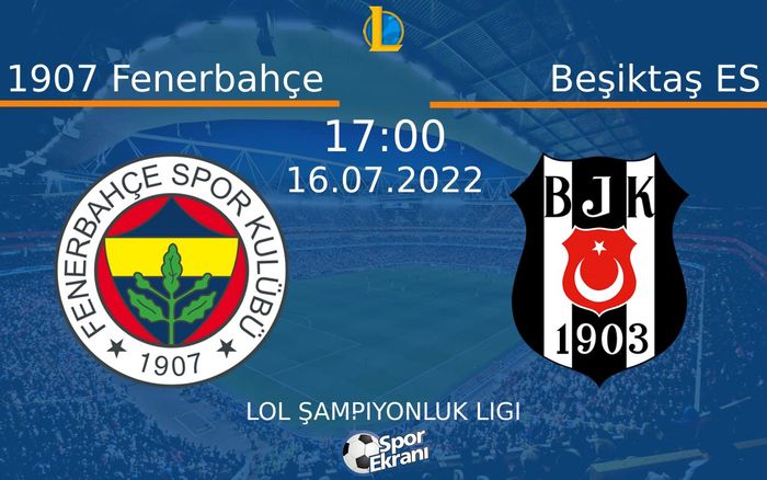 16 Temmuz 2022 1907 Fenerbahçe vs Beşiktaş ES maçı Hangi Kanalda Saat Kaçta Yayınlanacak? 16 Temmuz 2022 1907 Fenerbahçe vs Beşiktaş ES maçı Hangi Kanalda Saat Kaçta Yayınlanacak?