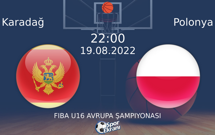 19 Ağustos 2022 Karadağ vs Polonya maçı Hangi Kanalda Saat Kaçta Yayınlanacak?