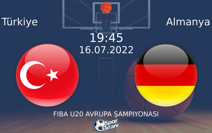 16 Temmuz 2022 Türkiye vs Almanya maçı Hangi Kanalda Saat Kaçta Yayınlanacak? 16 Temmuz 2022 Türkiye vs Almanya maçı Hangi Kanalda Saat Kaçta Yayınlanacak?