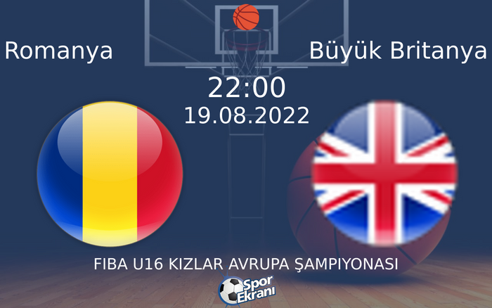 19 Ağustos 2022 Romanya vs Büyük Britanya maçı Hangi Kanalda Saat Kaçta Yayınlanacak?