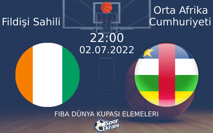 02 Temmuz 2022 Fildişi Sahili vs Orta Afrika Cumhuriyeti maçı Hangi Kanalda Saat Kaçta Yayınlanacak? 02 Temmuz 2022 Fildişi Sahili vs Orta Afrika Cumhuriyeti maçı Hangi Kanalda Saat Kaçta Yayınlanacak?