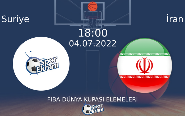 04 Temmuz 2022 Suriye vs İran maçı Hangi Kanalda Saat Kaçta Yayınlanacak? 04 Temmuz 2022 Suriye vs İran maçı Hangi Kanalda Saat Kaçta Yayınlanacak?