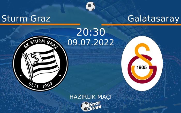09 Temmuz 2022 Sturm Graz vs Galatasaray maçı Hangi Kanalda Saat Kaçta Yayınlanacak? 09 Temmuz 2022 Sturm Graz vs Galatasaray maçı Hangi Kanalda Saat Kaçta Yayınlanacak?