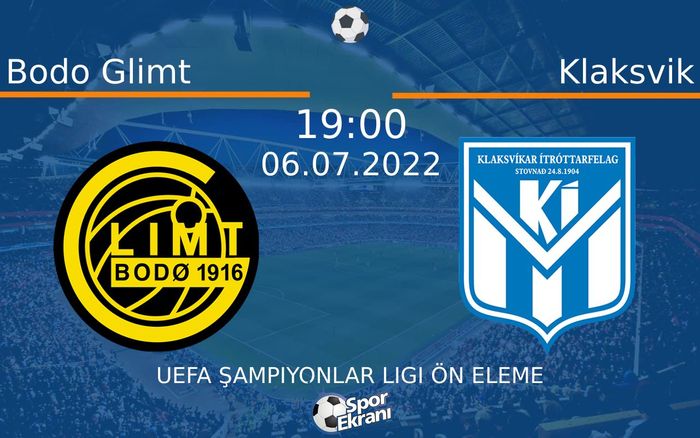 06 Temmuz 2022 Bodo Glimt vs Klaksvik maçı Hangi Kanalda Saat Kaçta Yayınlanacak? 06 Temmuz 2022 Bodo Glimt vs Klaksvik maçı Hangi Kanalda Saat Kaçta Yayınlanacak?
