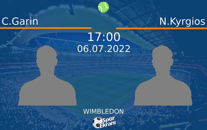 06 Temmuz 2022 C.Garin vs N.Kyrgios maçı Hangi Kanalda Saat Kaçta Yayınlanacak? 06 Temmuz 2022 C.Garin vs N.Kyrgios maçı Hangi Kanalda Saat Kaçta Yayınlanacak?