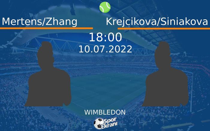 10 Temmuz 2022 Mertens/Zhang vs Krejcikova/Siniakova maçı Hangi Kanalda Saat Kaçta Yayınlanacak? 10 Temmuz 2022 Mertens/Zhang vs Krejcikova/Siniakova maçı Hangi Kanalda Saat Kaçta Yayınlanacak?