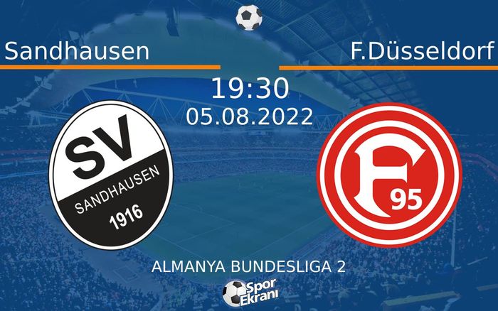 05 Ağustos 2022 Sandhausen vs F.Düsseldorf maçı Hangi Kanalda Saat Kaçta Yayınlanacak? 05 Ağustos 2022 Sandhausen vs F.Düsseldorf maçı Hangi Kanalda Saat Kaçta Yayınlanacak?