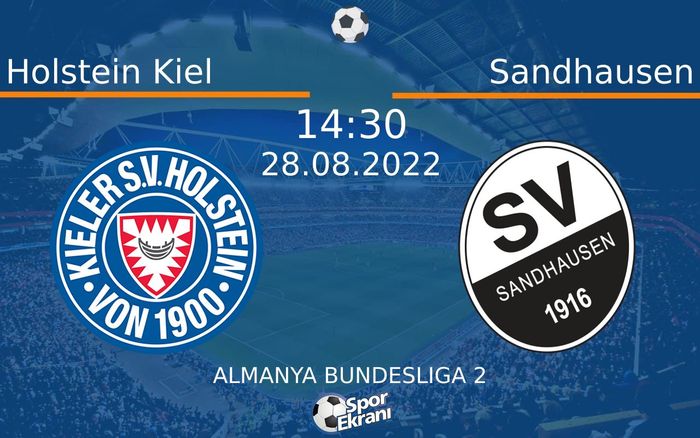 28 Ağustos 2022 Holstein Kiel vs Sandhausen maçı Hangi Kanalda Saat Kaçta Yayınlanacak? 28 Ağustos 2022 Holstein Kiel vs Sandhausen maçı Hangi Kanalda Saat Kaçta Yayınlanacak?