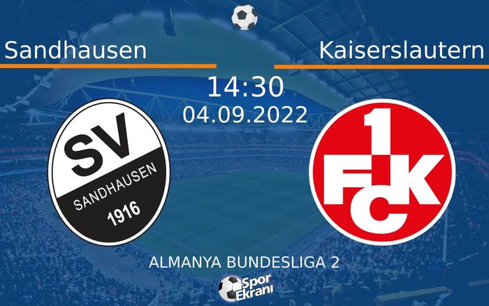 04 Eylül 2022 Sandhausen vs Kaiserslautern maçı Hangi Kanalda Saat Kaçta Yayınlanacak? 04 Eylül 2022 Sandhausen vs Kaiserslautern maçı Hangi Kanalda Saat Kaçta Yayınlanacak?