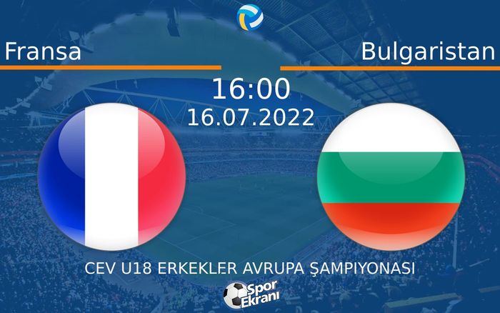 16 Temmuz 2022 Fransa vs Bulgaristan maçı Hangi Kanalda Saat Kaçta Yayınlanacak? 16 Temmuz 2022 Fransa vs Bulgaristan maçı Hangi Kanalda Saat Kaçta Yayınlanacak?