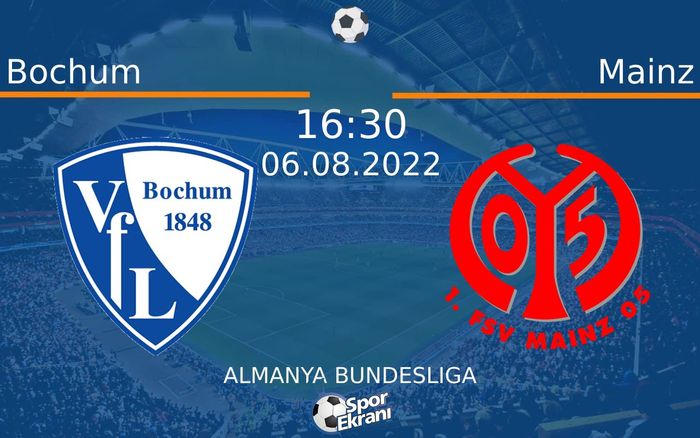 06 Ağustos 2022 Bochum vs Mainz maçı Hangi Kanalda Saat Kaçta Yayınlanacak? 06 Ağustos 2022 Bochum vs Mainz maçı Hangi Kanalda Saat Kaçta Yayınlanacak?