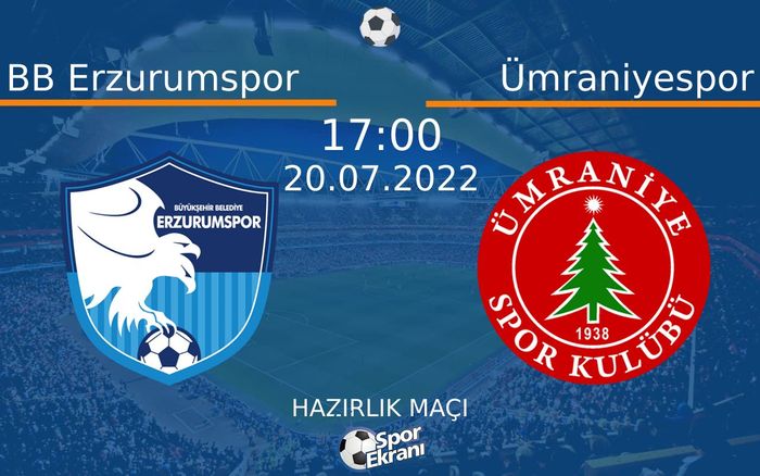 20 Temmuz 2022 BB Erzurumspor vs Ümraniyespor maçı Hangi Kanalda Saat Kaçta Yayınlanacak? 20 Temmuz 2022 BB Erzurumspor vs Ümraniyespor maçı Hangi Kanalda Saat Kaçta Yayınlanacak?