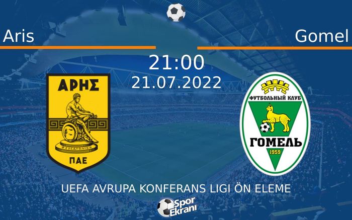 21 Temmuz 2022 Aris vs Gomel maçı Hangi Kanalda Saat Kaçta Yayınlanacak? 21 Temmuz 2022 Aris vs Gomel maçı Hangi Kanalda Saat Kaçta Yayınlanacak?