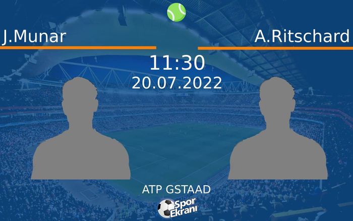 20 Temmuz 2022 J.Munar vs A.Ritschard maçı Hangi Kanalda Saat Kaçta Yayınlanacak? 20 Temmuz 2022 J.Munar vs A.Ritschard maçı Hangi Kanalda Saat Kaçta Yayınlanacak?
