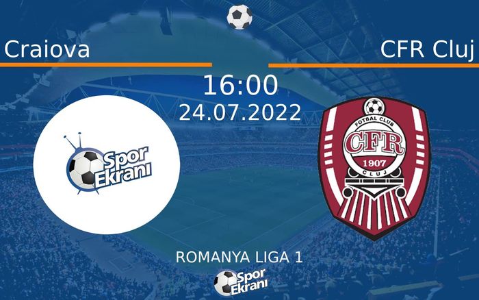 24 Temmuz 2022 Craiova vs CFR Cluj maçı Hangi Kanalda Saat Kaçta Yayınlanacak? 24 Temmuz 2022 Craiova vs CFR Cluj maçı Hangi Kanalda Saat Kaçta Yayınlanacak?