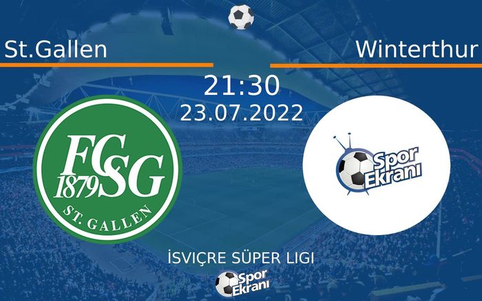 23 Temmuz 2022 St.Gallen vs Winterthur maçı Hangi Kanalda Saat Kaçta Yayınlanacak? 23 Temmuz 2022 St.Gallen vs Winterthur maçı Hangi Kanalda Saat Kaçta Yayınlanacak?