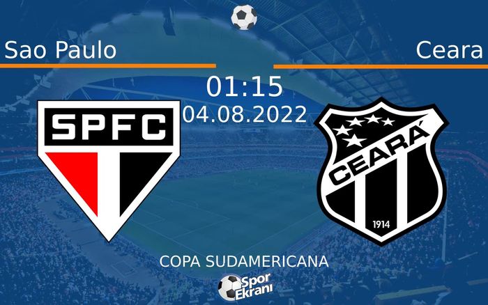04 Ağustos 2022 Sao Paulo vs Ceara maçı Hangi Kanalda Saat Kaçta Yayınlanacak? 04 Ağustos 2022 Sao Paulo vs Ceara maçı Hangi Kanalda Saat Kaçta Yayınlanacak?