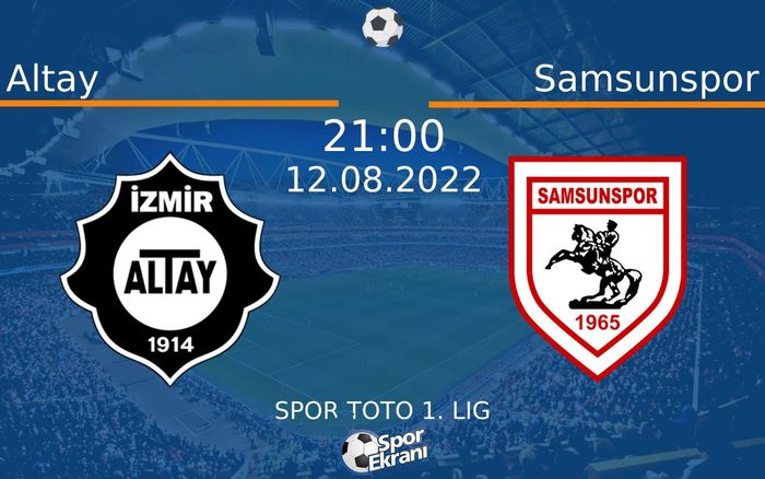 12 Ağustos 2022 Altay vs Samsunspor maçı Hangi Kanalda Saat Kaçta Yayınlanacak? 12 Ağustos 2022 Altay vs Samsunspor maçı Hangi Kanalda Saat Kaçta Yayınlanacak?