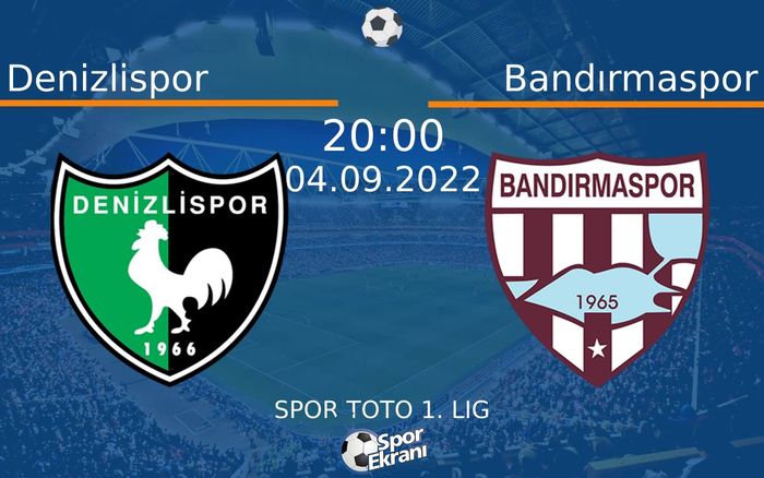 04 Eylül 2022 Denizlispor vs Bandırmaspor maçı Hangi Kanalda Saat Kaçta Yayınlanacak? 04 Eylül 2022 Denizlispor vs Bandırmaspor maçı Hangi Kanalda Saat Kaçta Yayınlanacak?