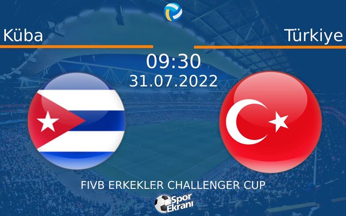 31 Temmuz 2022 Küba vs Türkiye maçı Hangi Kanalda Saat Kaçta Yayınlanacak? 31 Temmuz 2022 Küba vs Türkiye maçı Hangi Kanalda Saat Kaçta Yayınlanacak?