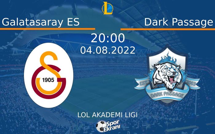 04 Ağustos 2022 Galatasaray ES vs Dark Passage maçı Hangi Kanalda Saat Kaçta Yayınlanacak? 04 Ağustos 2022 Galatasaray ES vs Dark Passage maçı Hangi Kanalda Saat Kaçta Yayınlanacak?