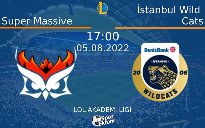 05 Ağustos 2022 Super Massive vs İstanbul Wild Cats maçı Hangi Kanalda Saat Kaçta Yayınlanacak? 05 Ağustos 2022 Super Massive vs İstanbul Wild Cats maçı Hangi Kanalda Saat Kaçta Yayınlanacak?