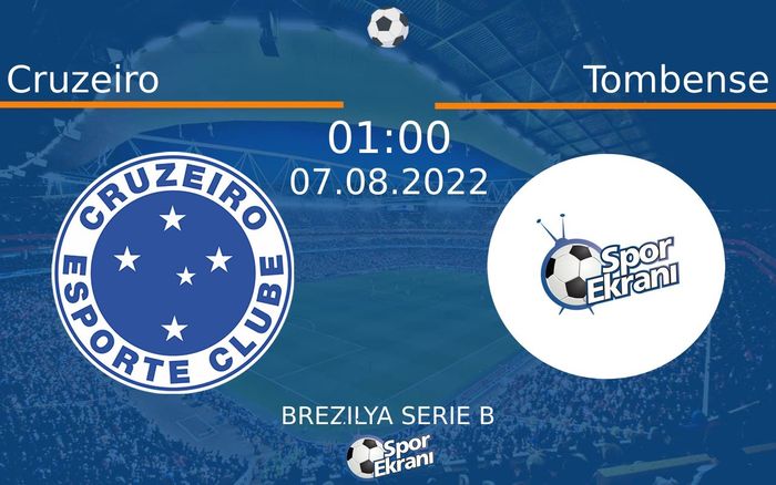 07 Ağustos 2022 Cruzeiro vs Tombense maçı Hangi Kanalda Saat Kaçta Yayınlanacak? 07 Ağustos 2022 Cruzeiro vs Tombense maçı Hangi Kanalda Saat Kaçta Yayınlanacak?