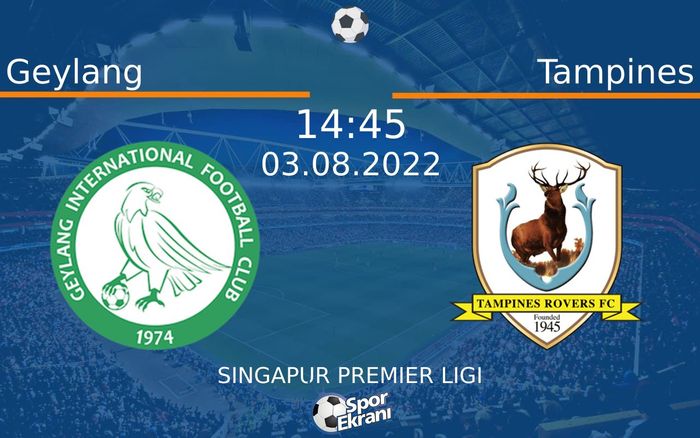 03 Ağustos 2022 Geylang vs Tampines maçı Hangi Kanalda Saat Kaçta Yayınlanacak? 03 Ağustos 2022 Geylang vs Tampines maçı Hangi Kanalda Saat Kaçta Yayınlanacak?